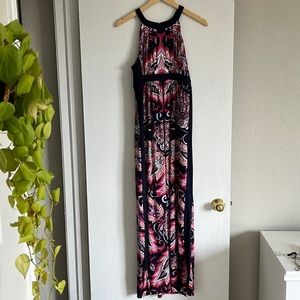 Paisley maxi dress